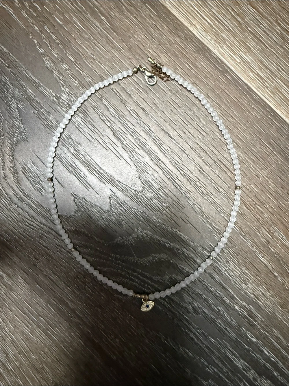 Evil Eye Beaded Choker Necklace